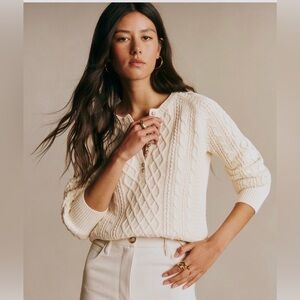 Sezane Bree Jumper Ficelle - Size S